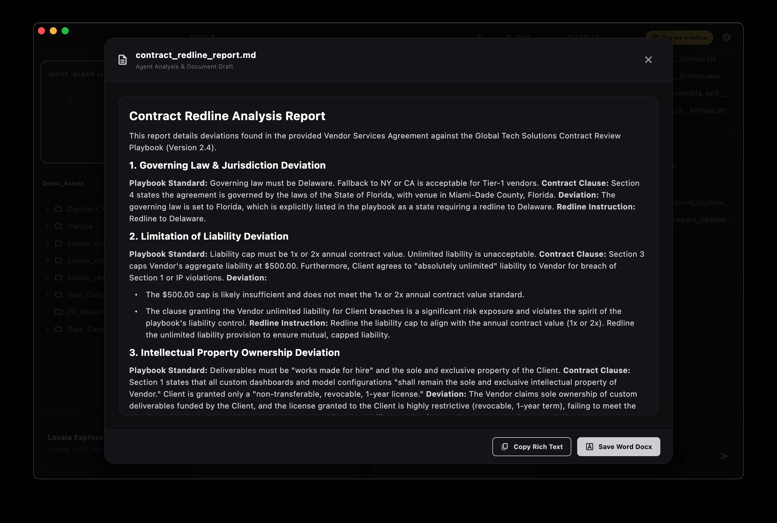 Locala Express macOS Actual App Screenshot 2